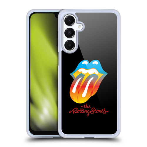 The Rolling Stones Graphics Rainbow Tongue Soft Gel Case for Samsung Galaxy A16 5G & MagSafe