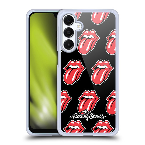 The Rolling Stones Licks Collection Tongue Classic Pattern Soft Gel Case for Samsung Galaxy A16 5G & MagSafe