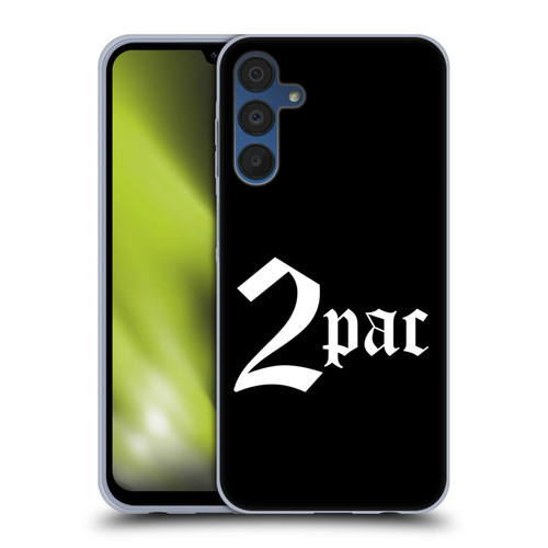 Tupac Shakur Logos Old English Soft Gel Case for Samsung Galaxy A15