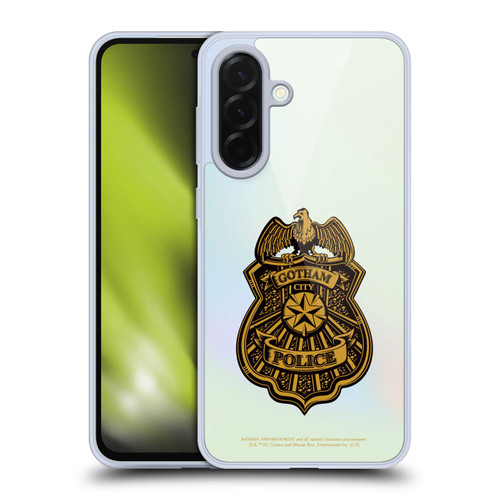 Batman Arkham Knight Graphics Gotham City Police Badge Soft Gel Case for Samsung Galaxy A36 5G