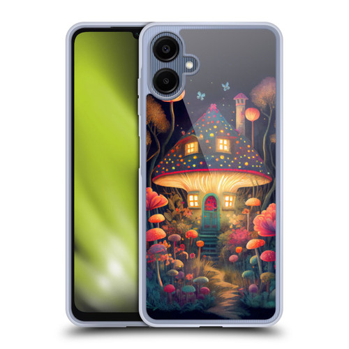 JK Stewart Graphics Mushroom Cottage Night Garden Soft Gel Case for Samsung Galaxy A06 4G / 5G