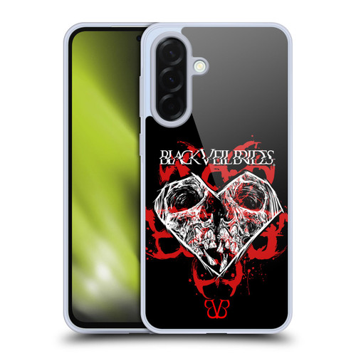 Black Veil Brides Band Art Skull Heart Soft Gel Case for Samsung Galaxy A36 5G