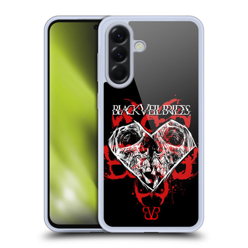 Black Veil Brides Band Art Skull Heart Soft Gel Case for Samsung Galaxy A56 5G