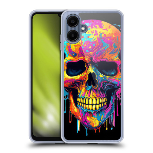 LebensArt Mix Art Rainbow Skull Soft Gel Case for Samsung Galaxy A06 4G / 5G