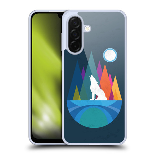 Dave Loblaw Contemporary Art Wolf Mountain With Texture Soft Gel Case for Samsung Galaxy A26 5G