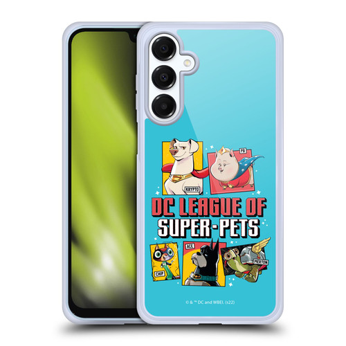 DC League Of Super Pets Graphics Characters 2 Soft Gel Case for Samsung Galaxy A16 5G & MagSafe