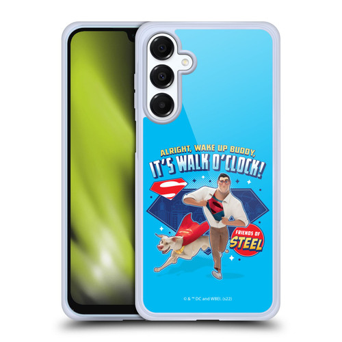 DC League Of Super Pets Graphics It's Walk O' Clock Soft Gel Case for Samsung Galaxy A16 5G & MagSafe