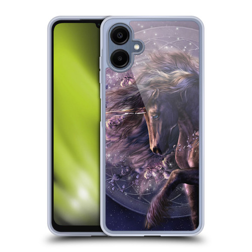 Laurie Prindle Fantasy Horse Chimera Black Rose Unicorn Soft Gel Case for Samsung Galaxy A06 4G / 5G