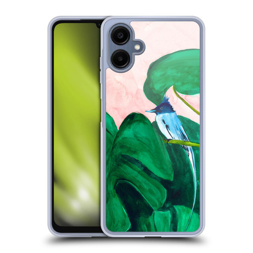 Mai Autumn Birds Monstera Plant Soft Gel Case for Samsung Galaxy A06 4G / 5G