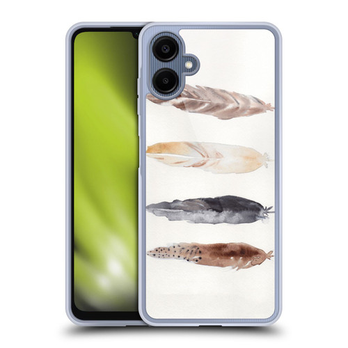Mai Autumn Feathers Pattern Soft Gel Case for Samsung Galaxy A06 4G / 5G