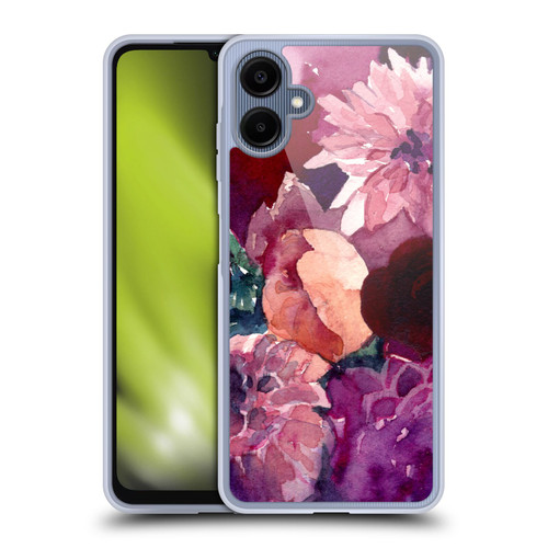 Mai Autumn Floral Garden Dahlias Soft Gel Case for Samsung Galaxy A06 4G / 5G