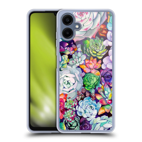 Mai Autumn Floral Garden Succulent Soft Gel Case for Samsung Galaxy A06 4G / 5G