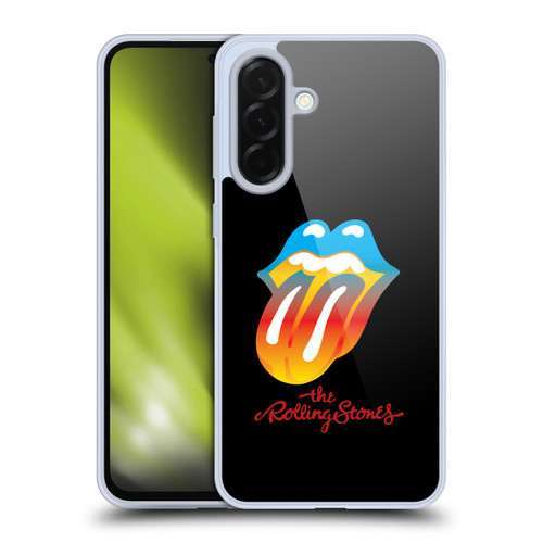 The Rolling Stones Graphics Rainbow Tongue Soft Gel Case for Samsung Galaxy A36 5G
