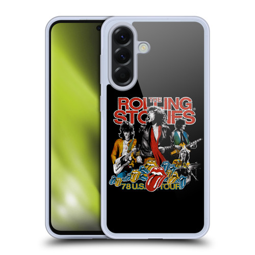 The Rolling Stones Key Art 78 US Tour Vintage Soft Gel Case for Samsung Galaxy A56 5G