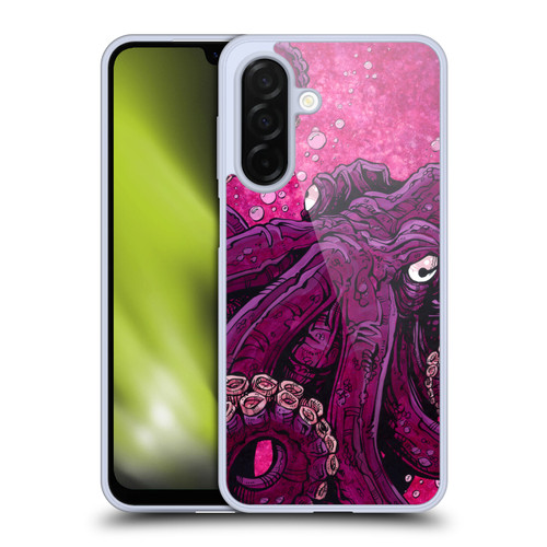 David Lozeau Colourful Grunge Octopus Squid Soft Gel Case for Samsung Galaxy A26 5G
