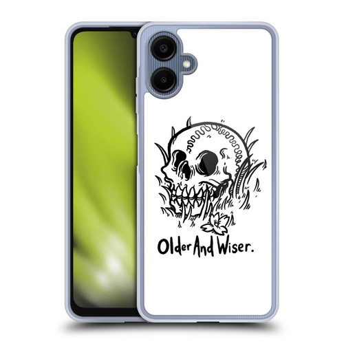 Matt Bailey Skull Older And Wiser Soft Gel Case for Samsung Galaxy A06 4G / 5G