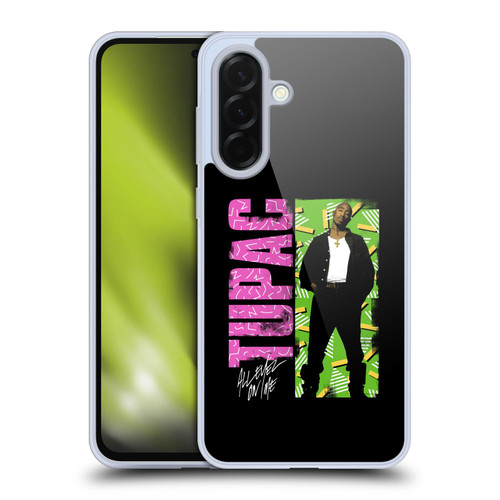 Tupac Shakur Key Art Distressed Look Soft Gel Case for Samsung Galaxy A36 5G