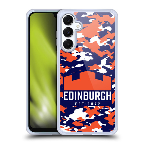 Edinburgh Rugby Logo 2 Camouflage Soft Gel Case for Samsung Galaxy A16 5G & MagSafe