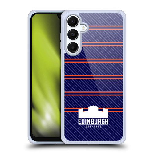 Edinburgh Rugby Logo 2 Stripes Soft Gel Case for Samsung Galaxy A16 5G & MagSafe