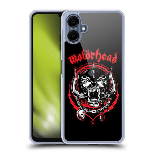 Motorhead Logo Everything Louder Than Everything Else Soft Gel Case for Samsung Galaxy A06 4G / 5G