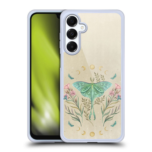 Episodic Drawing Illustration Animals Moth, Butterflies, & Flowers Soft Gel Case for Samsung Galaxy A16 5G & MagSafe