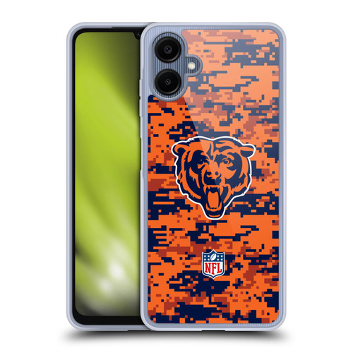 NFL Chicago Bears Graphics Digital Camouflage Soft Gel Case for Samsung Galaxy A06 4G / 5G