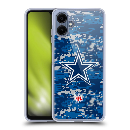 NFL Dallas Cowboys Graphics Digital Camouflage Soft Gel Case for Samsung Galaxy A06 4G / 5G
