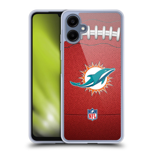 NFL Miami Dolphins Graphics Football Soft Gel Case for Samsung Galaxy A06 4G / 5G