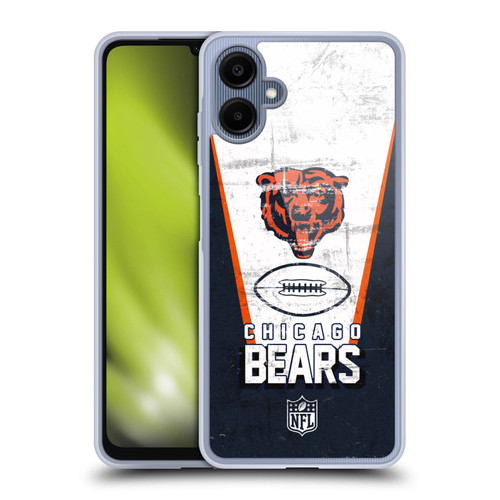 NFL Chicago Bears Logo Art Banner Soft Gel Case for Samsung Galaxy A06 4G / 5G