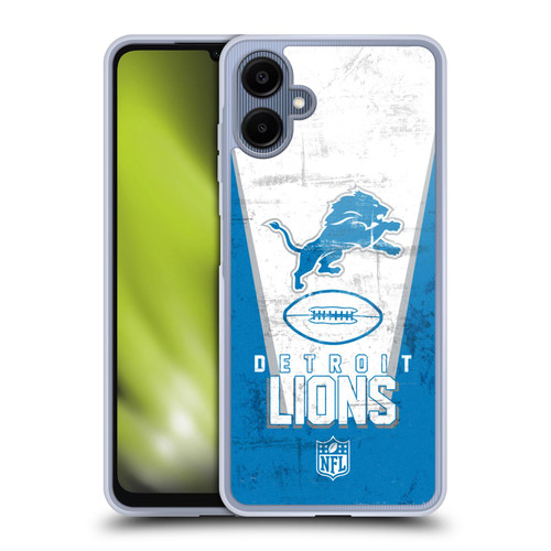 NFL Detroit Lions Logo Art Banner Soft Gel Case for Samsung Galaxy A06 4G / 5G