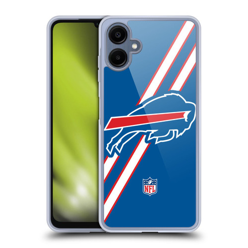 NFL Buffalo Bills Logo Stripes Soft Gel Case for Samsung Galaxy A06 4G / 5G
