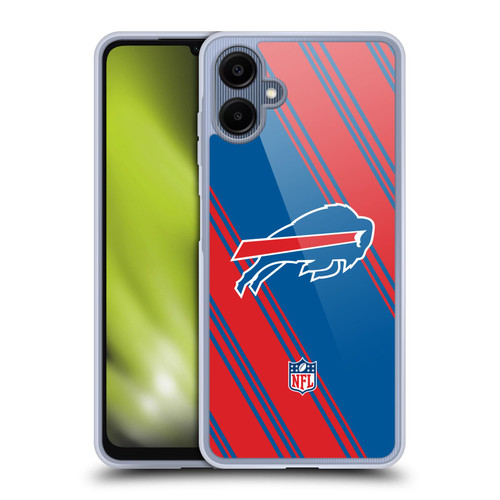 NFL Buffalo Bills Artwork Stripes Soft Gel Case for Samsung Galaxy A06 4G / 5G