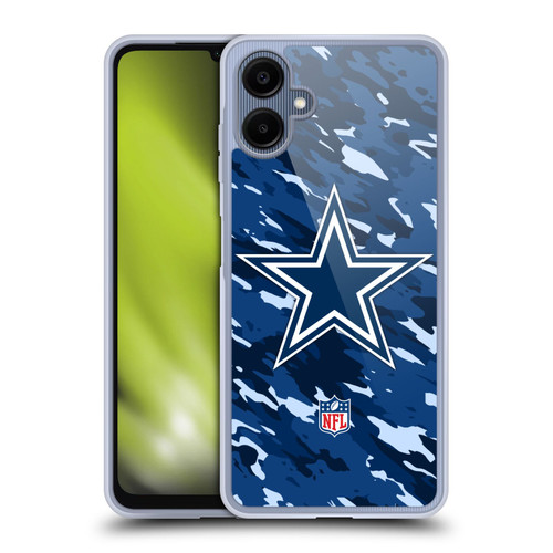 NFL Dallas Cowboys Logo Camou Soft Gel Case for Samsung Galaxy A06 4G / 5G