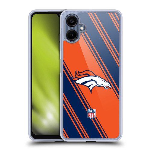 NFL Denver Broncos Artwork Stripes Soft Gel Case for Samsung Galaxy A06 4G / 5G