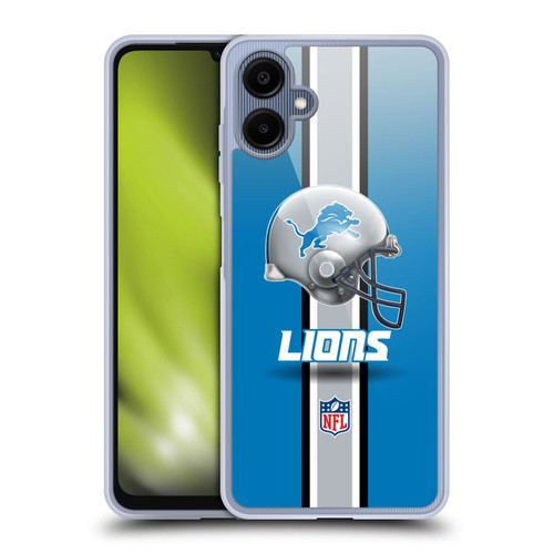 NFL Detroit Lions Logo Helmet Soft Gel Case for Samsung Galaxy A06 4G / 5G