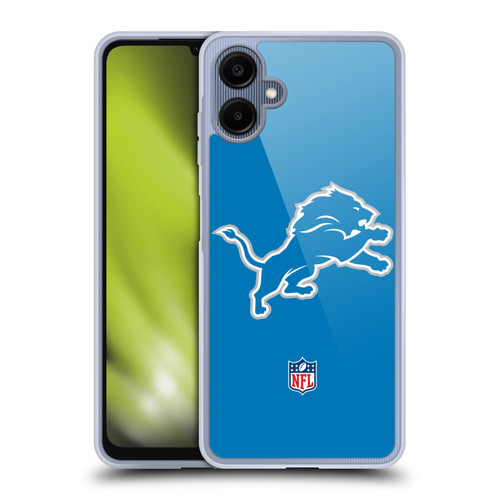 NFL Detroit Lions Logo Plain Soft Gel Case for Samsung Galaxy A06 4G / 5G