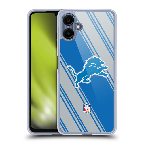 NFL Detroit Lions Artwork Stripes Soft Gel Case for Samsung Galaxy A06 4G / 5G