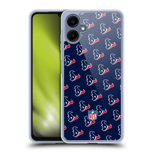 NFL Houston Texans Artwork Patterns Soft Gel Case for Samsung Galaxy A06 4G / 5G
