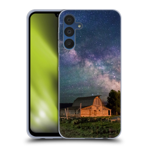 Royce Bair Nightscapes Grand Teton Barn Soft Gel Case for Samsung Galaxy A15 & MagSafe