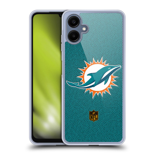 NFL Miami Dolphins Logo Football Soft Gel Case for Samsung Galaxy A06 4G / 5G