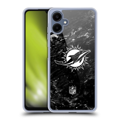 NFL Miami Dolphins Artwork Marble Soft Gel Case for Samsung Galaxy A06 4G / 5G