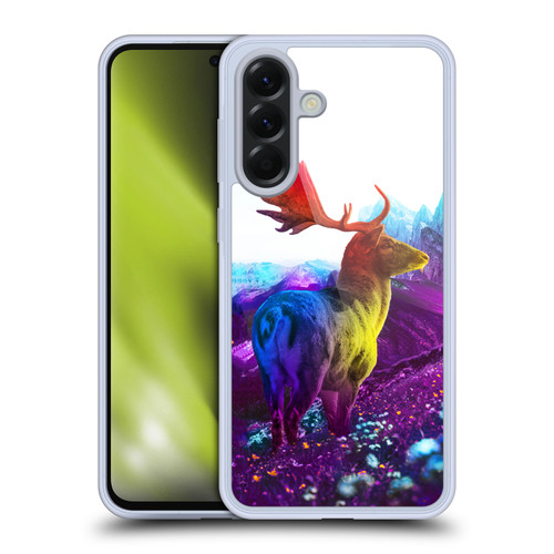Dave Loblaw Animals Purple Mountain Deer Soft Gel Case for Samsung Galaxy A56 5G