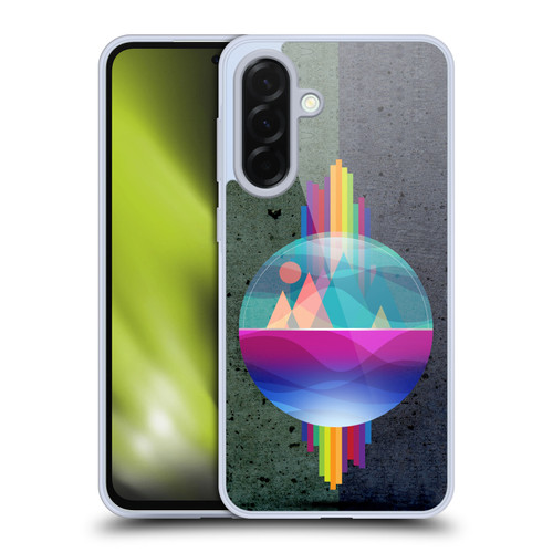 Dave Loblaw Contemporary Art Mountains Under The Dome Soft Gel Case for Samsung Galaxy A36 5G