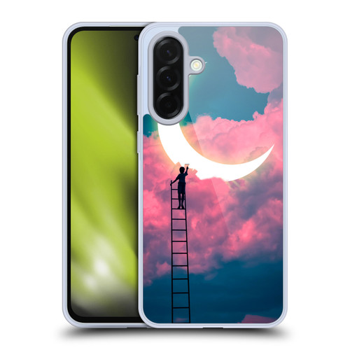 Dave Loblaw Sci-Fi And Surreal Boy Painting Moon Clouds Soft Gel Case for Samsung Galaxy A36 5G
