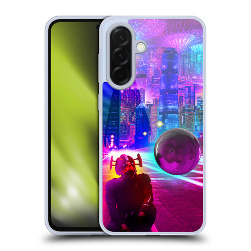 Dave Loblaw Sci-Fi And Surreal Synthwave Street Soft Gel Case for Samsung Galaxy A36 5G