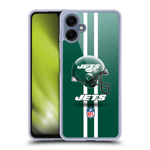 NFL New York Jets Logo Helmet Soft Gel Case for Samsung Galaxy A06 4G / 5G