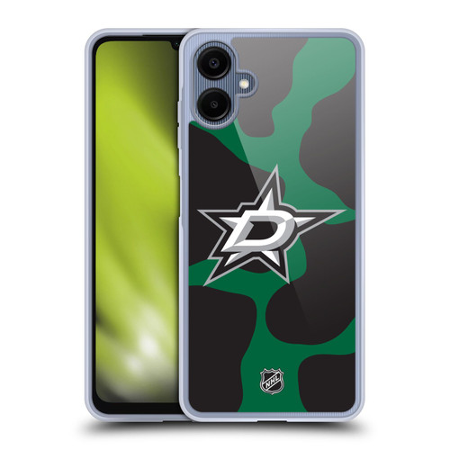NHL Dallas Stars Cow Pattern Soft Gel Case for Samsung Galaxy A06 4G / 5G