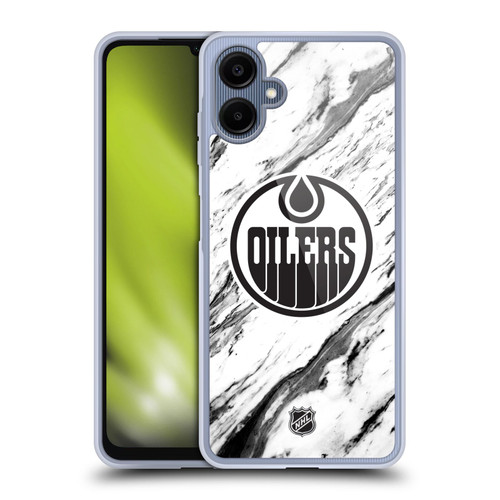 NHL Edmonton Oilers Marble Soft Gel Case for Samsung Galaxy A06 4G / 5G