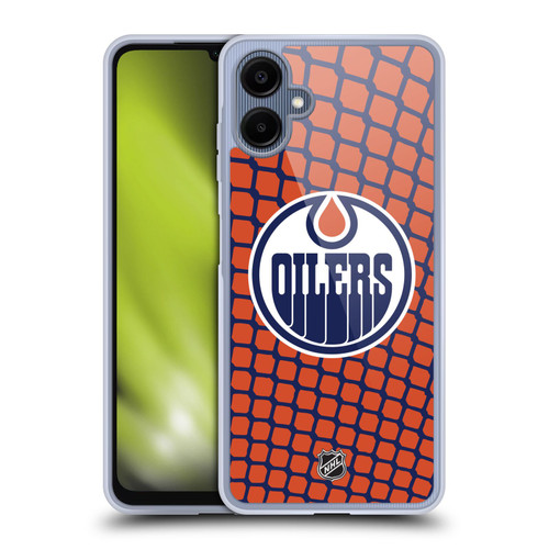NHL Edmonton Oilers Net Pattern Soft Gel Case for Samsung Galaxy A06 4G / 5G