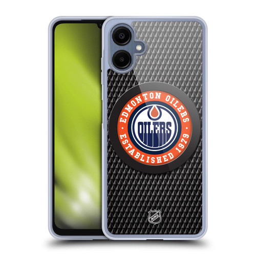 NHL Edmonton Oilers Puck Texture Soft Gel Case for Samsung Galaxy A06 4G / 5G